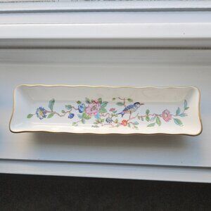 AYNSLEY VINTAGE ENGLISH BONE CHINA TRINKET / CONDIMENT TRAY